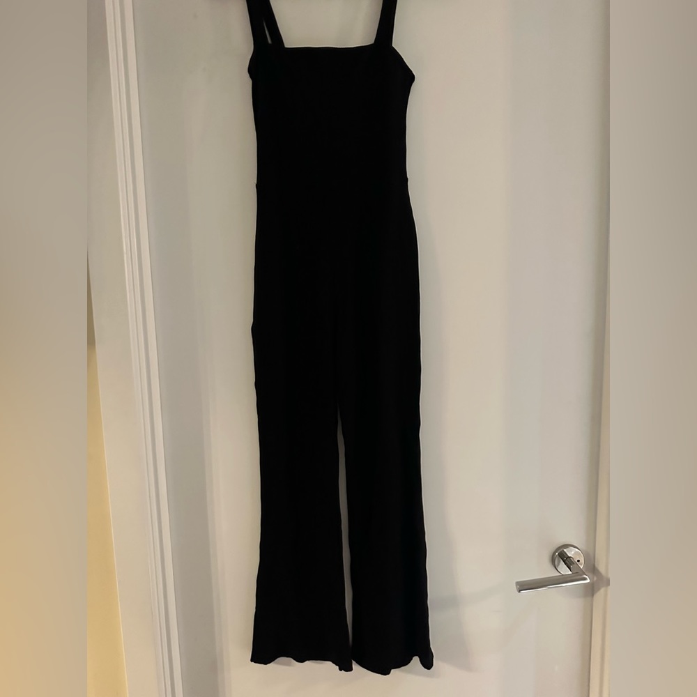 Reformation black jumpsuit